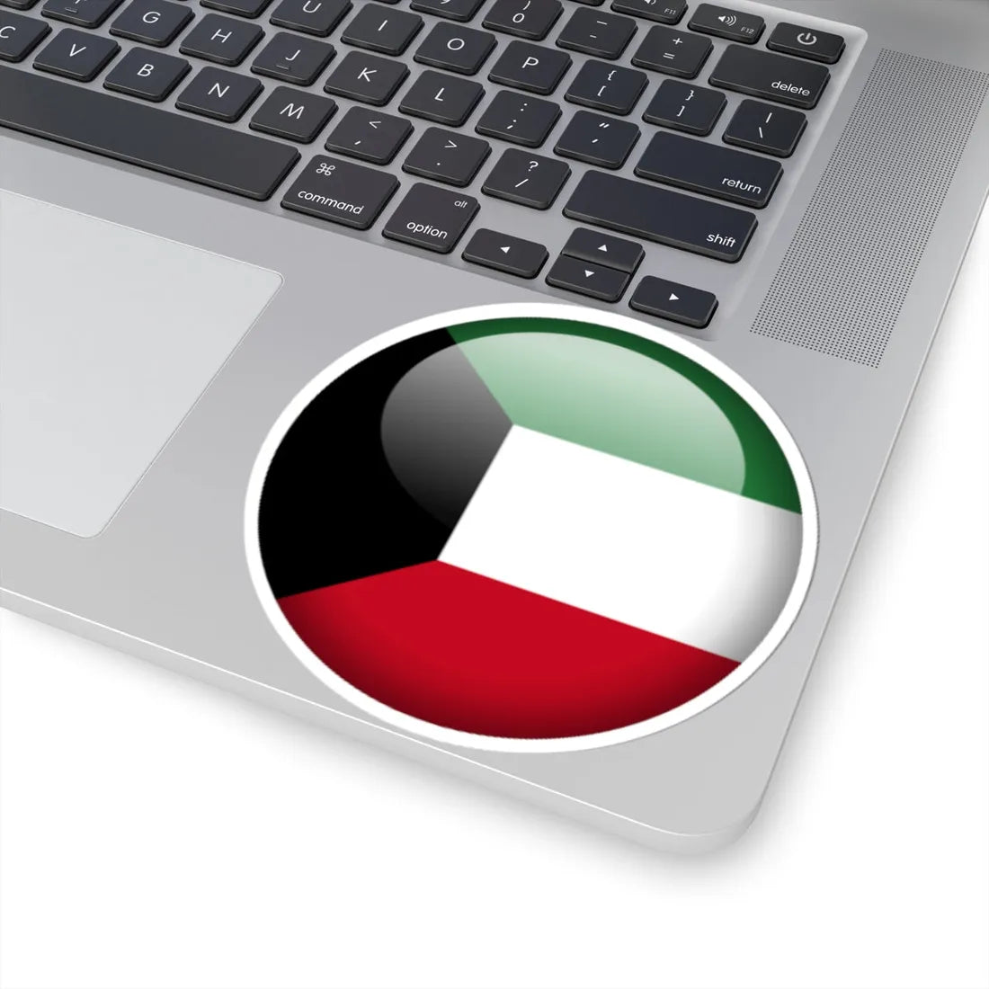 Flag orb Kuwait (Kuwait) STICKER Vinyl Kiss-Cut Decal - The Sticker Space