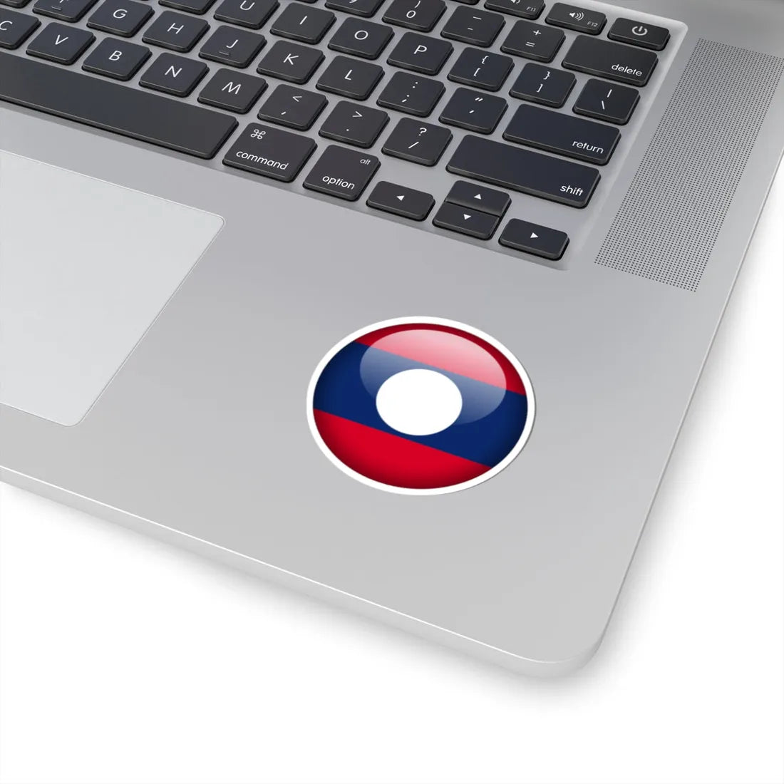 Flag orb Laos (Laos) STICKER Vinyl Kiss-Cut Decal - The Sticker Space