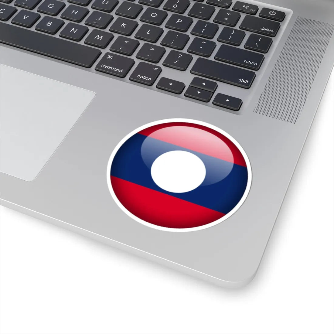 Flag orb Laos (Laos) STICKER Vinyl Kiss-Cut Decal - The Sticker Space