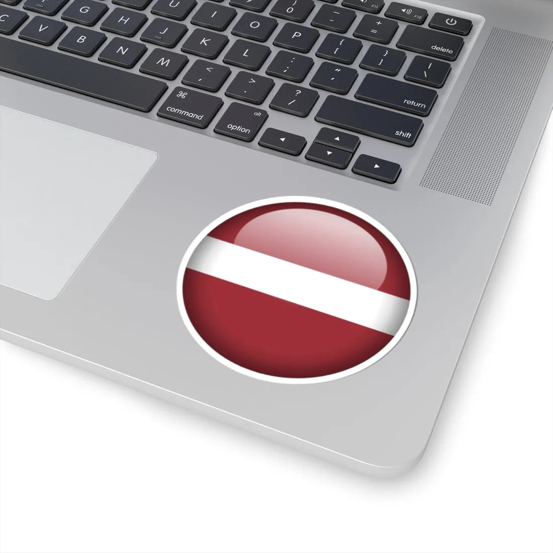 Flag orb Latvia (Latvia) STICKER Vinyl Kiss-Cut Decal - The Sticker Space