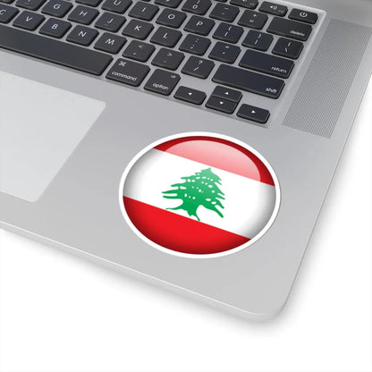 Flag orb Lebanon (Lebanon) STICKER Vinyl Kiss-Cut Decal - The Sticker Space
