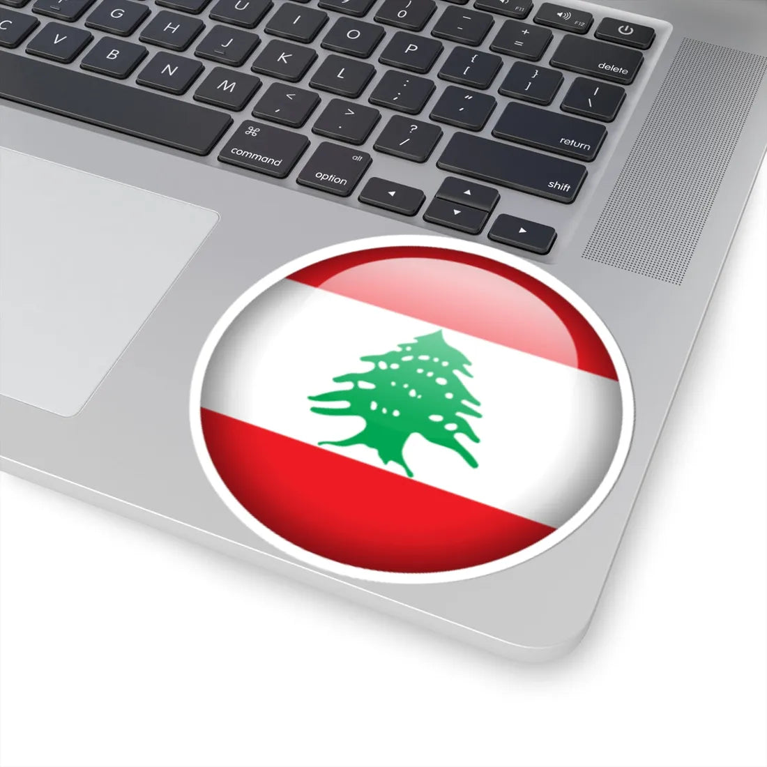 Flag orb Lebanon (Lebanon) STICKER Vinyl Kiss-Cut Decal - The Sticker Space