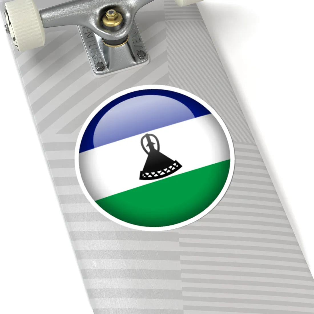 Flag orb Lesotho (Lesotho) STICKER Vinyl Kiss-Cut Decal - The Sticker Space