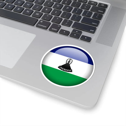 Flag orb Lesotho (Lesotho) STICKER Vinyl Kiss-Cut Decal - The Sticker Space