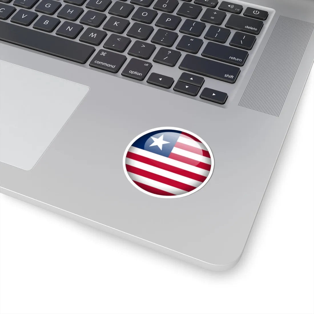 Flag orb Liberia (Liberia) STICKER Vinyl Kiss-Cut Decal - The Sticker Space