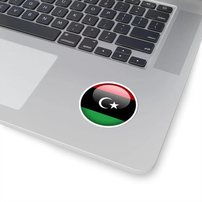 Flag orb Libya (Libya) STICKER Vinyl Kiss-Cut Decal - The Sticker Space