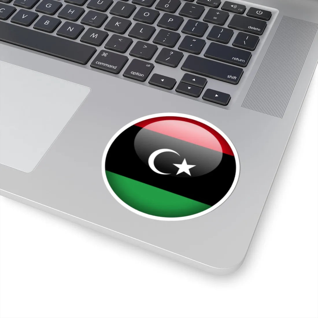 Flag orb Libya (Libya) STICKER Vinyl Kiss-Cut Decal - The Sticker Space