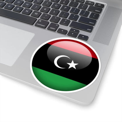 Flag orb Libya (Libya) STICKER Vinyl Kiss-Cut Decal - The Sticker Space