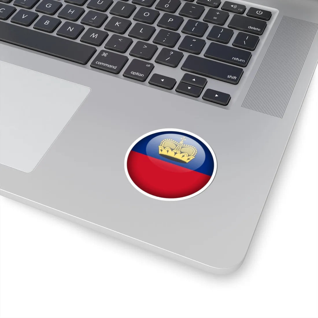 Flag orb Liechtenstein (Liechtenstein) STICKER Vinyl Kiss-Cut Decal - The Sticker Space