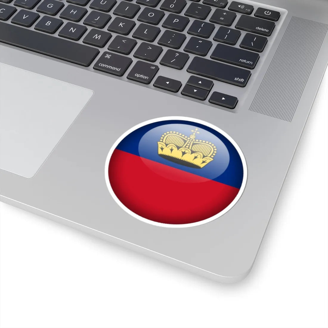 Flag orb Liechtenstein (Liechtenstein) STICKER Vinyl Kiss-Cut Decal - The Sticker Space