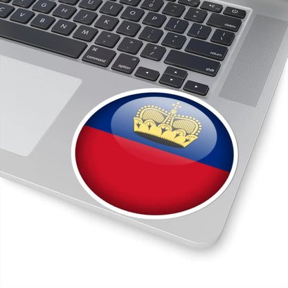 Flag orb Liechtenstein (Liechtenstein) STICKER Vinyl Kiss-Cut Decal - The Sticker Space