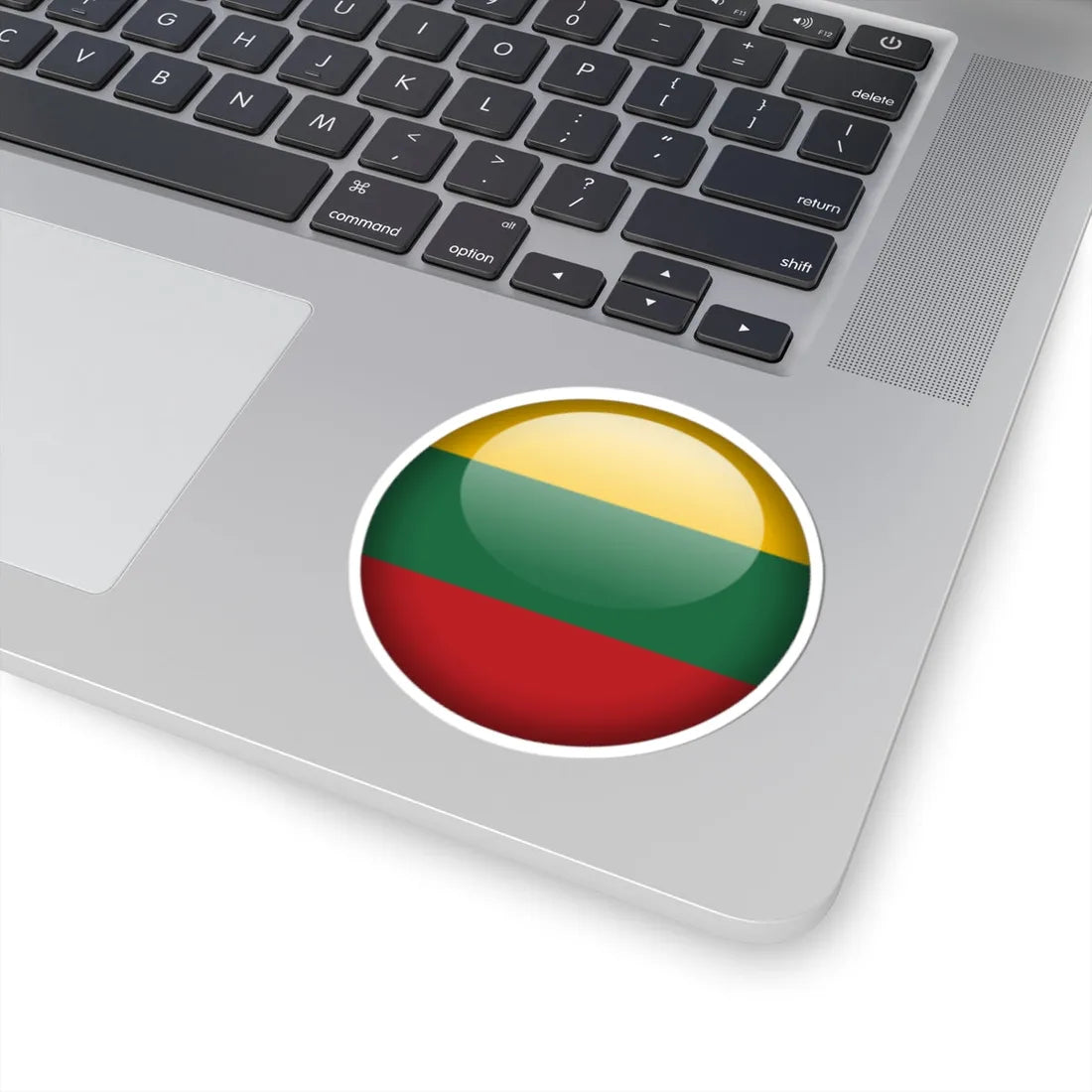 Flag orb Lithuania (Lithuania) STICKER Vinyl Kiss-Cut Decal - The Sticker Space