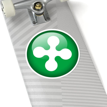 Flag orb Lombardy (Italy) STICKER Vinyl Kiss-Cut Decal - The Sticker Space