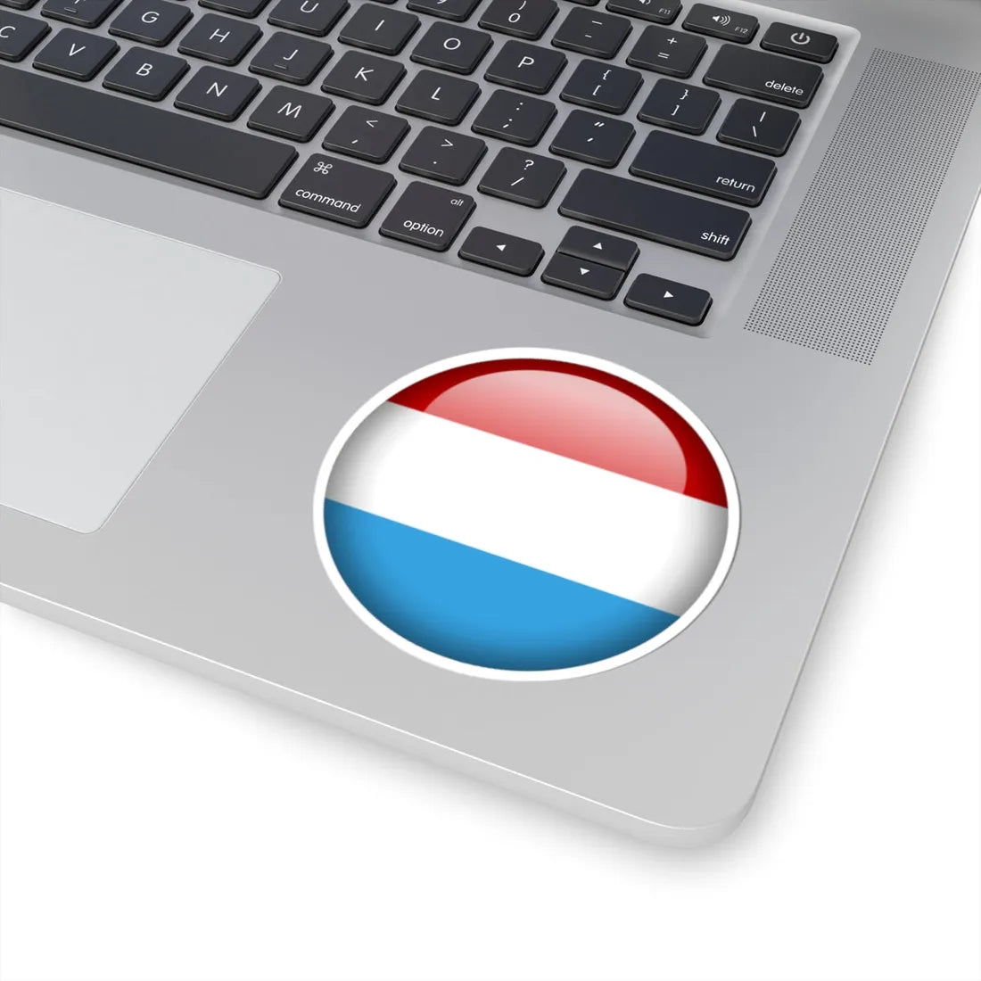 Flag orb Luxembourg (Luxembourg) STICKER Vinyl Kiss-Cut Decal - The Sticker Space