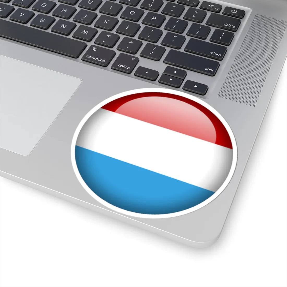 Flag orb Luxembourg (Luxembourg) STICKER Vinyl Kiss-Cut Decal - The Sticker Space