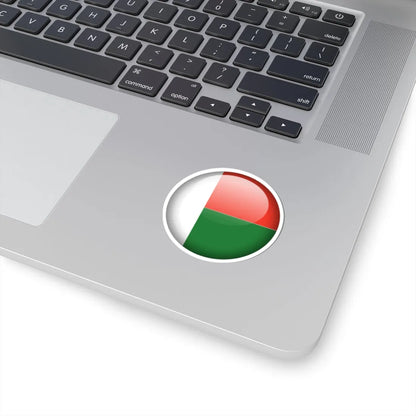 Flag orb Madagascar (Madagascar) STICKER Vinyl Kiss-Cut Decal - The Sticker Space