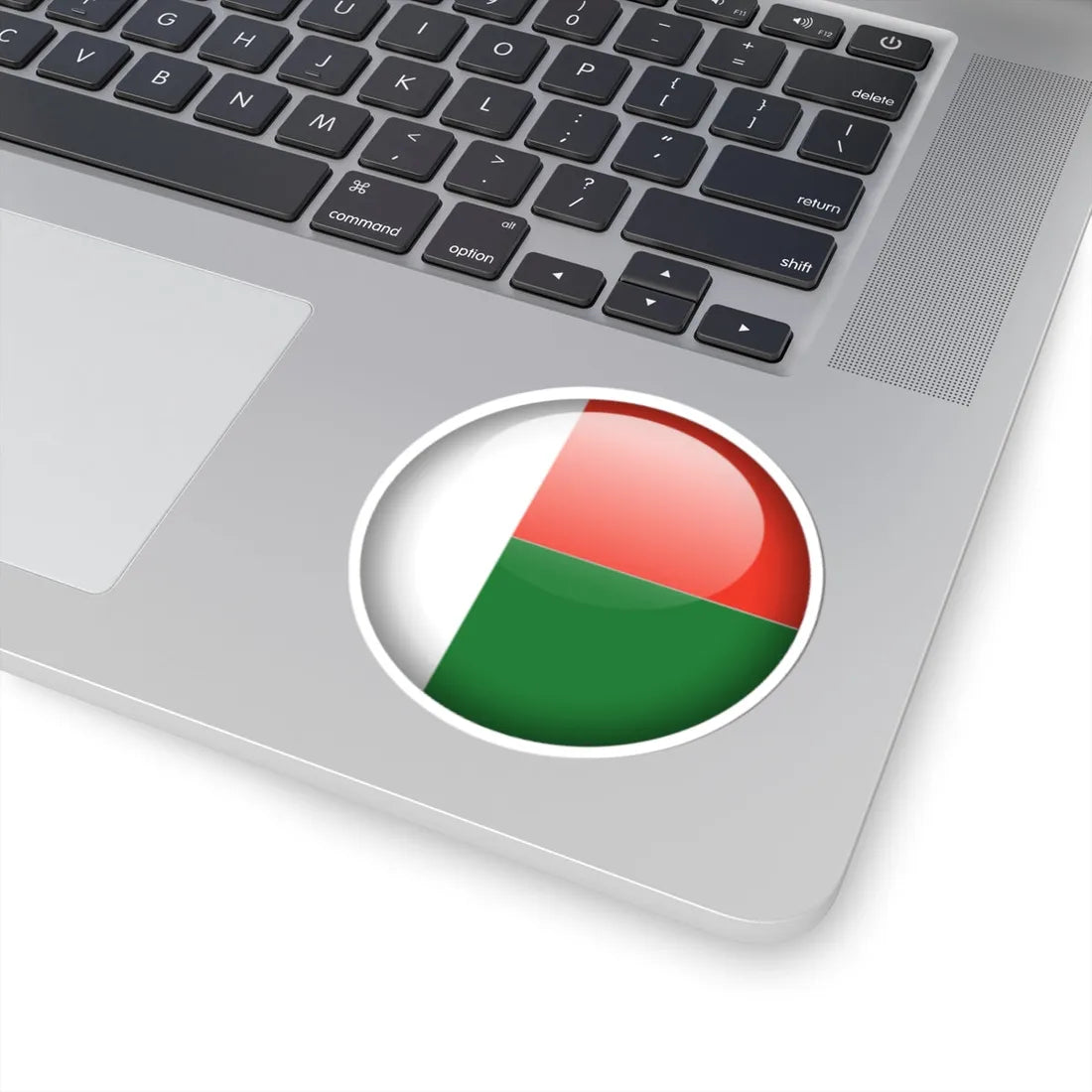 Flag orb Madagascar (Madagascar) STICKER Vinyl Kiss-Cut Decal - The Sticker Space