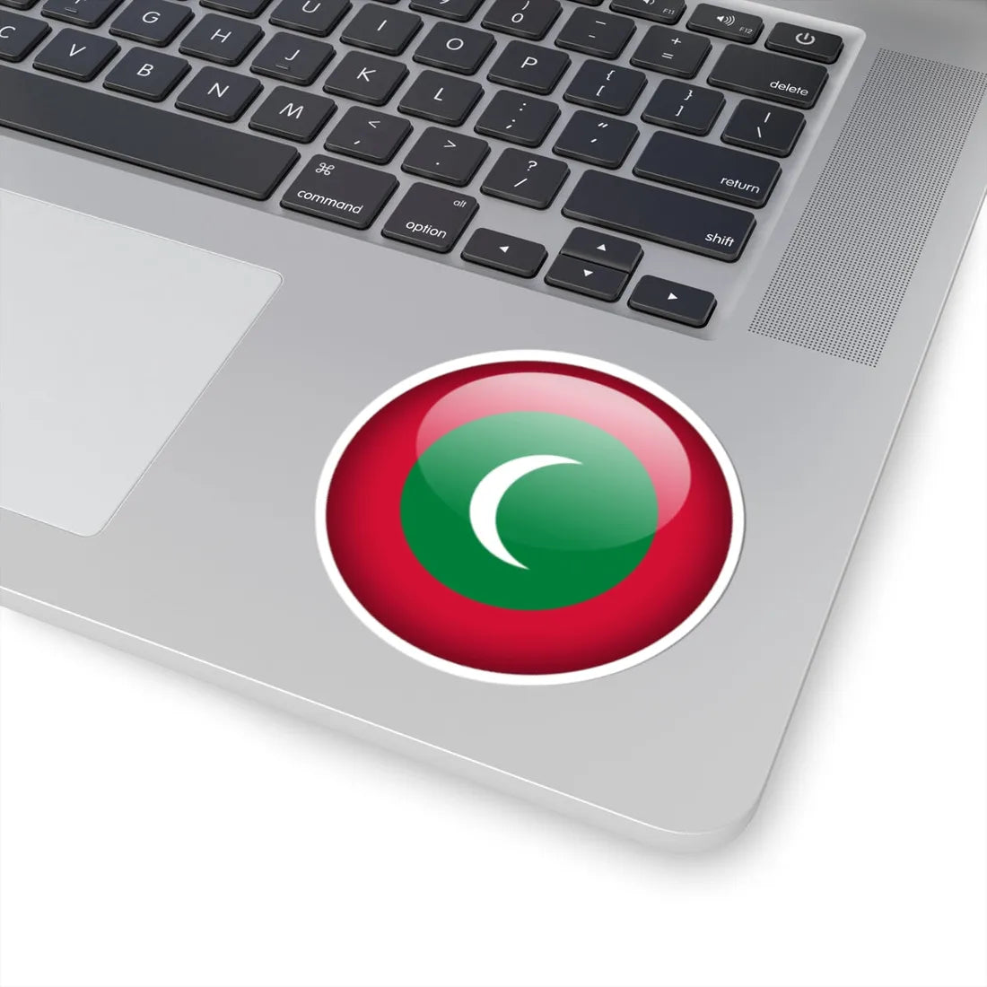 Flag orb Maldives (Maldives) STICKER Vinyl Kiss-Cut Decal - The Sticker Space