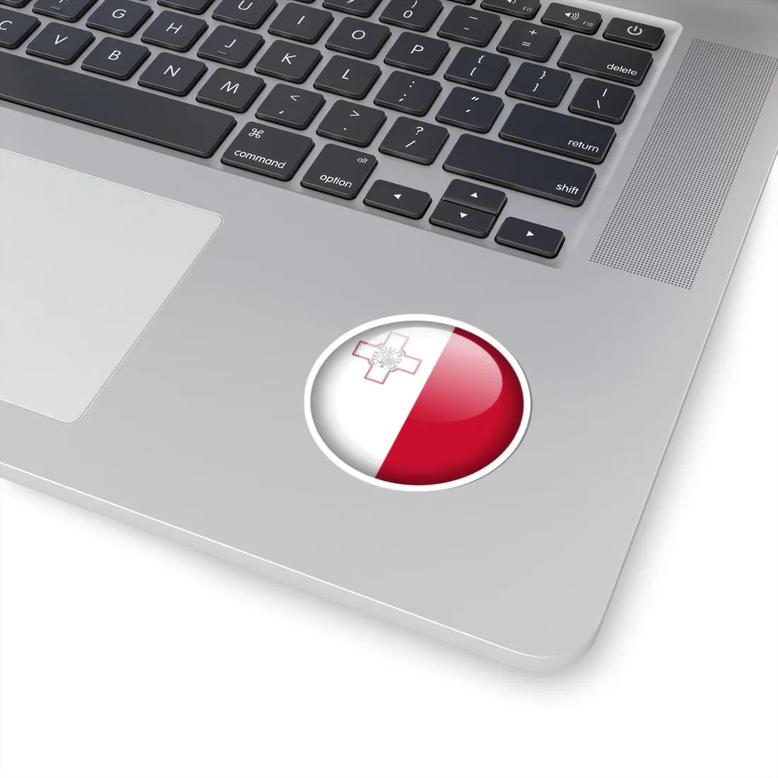Flag orb Malta (Malta) STICKER Vinyl Kiss-Cut Decal - The Sticker Space