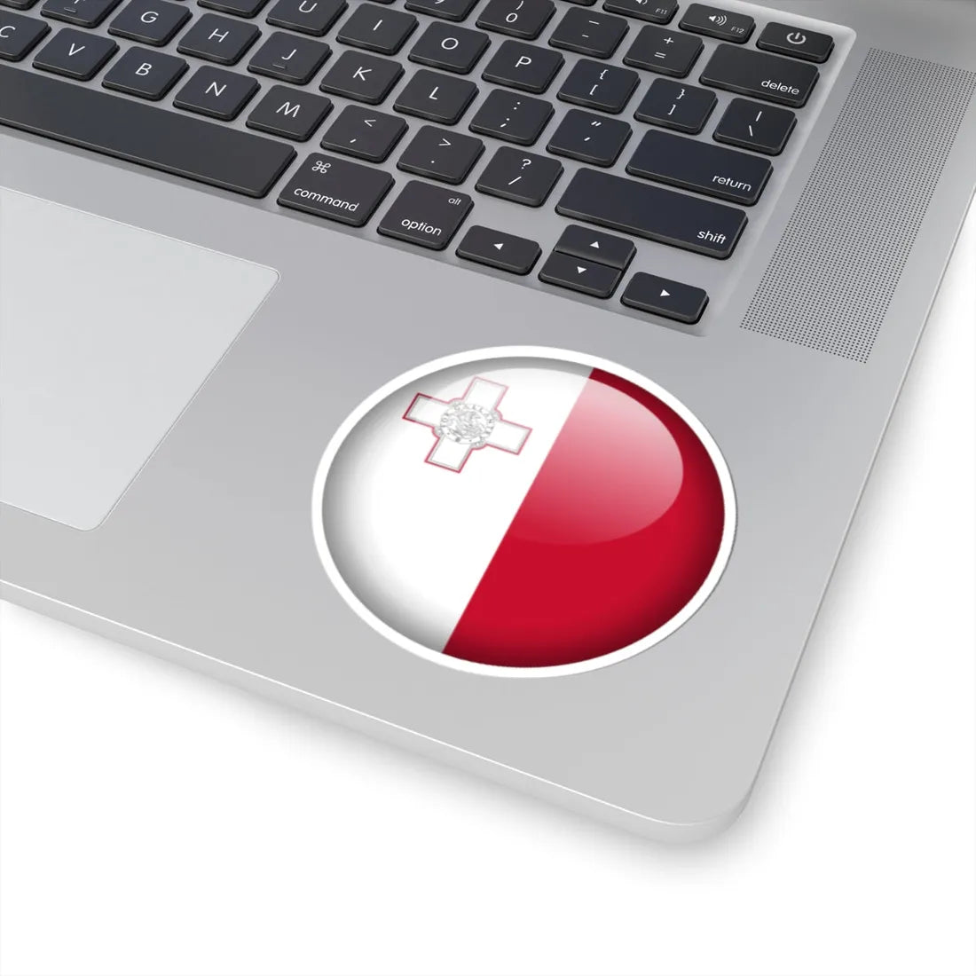 Flag orb Malta (Malta) STICKER Vinyl Kiss-Cut Decal - The Sticker Space
