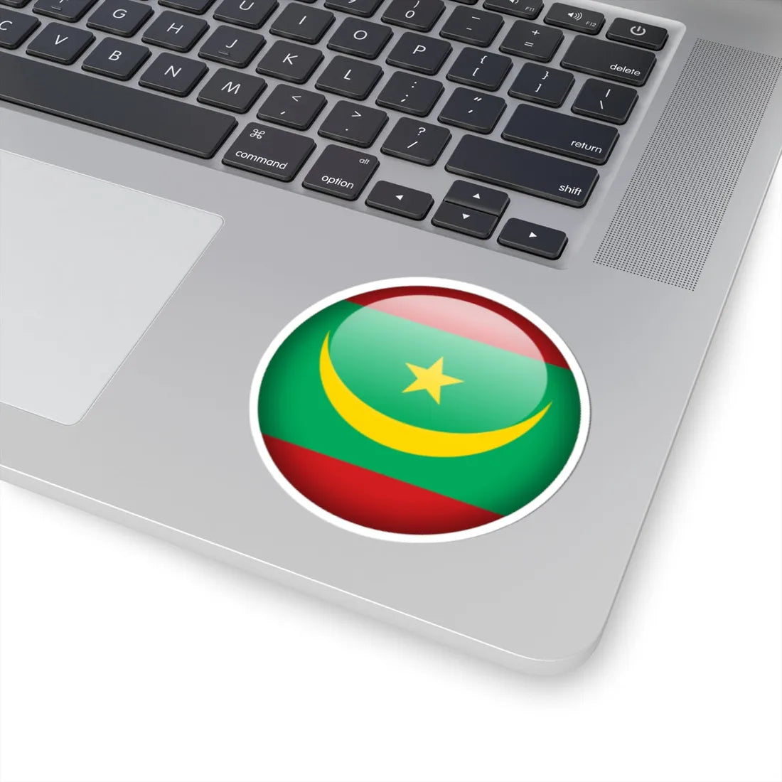 Flag orb Mauritania (Mauritania) STICKER Vinyl Kiss-Cut Decal - The Sticker Space