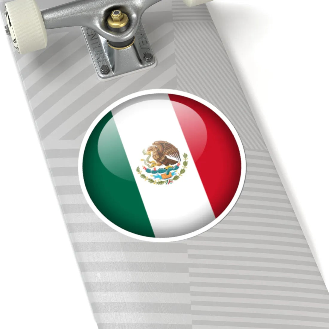 Flag orb Mexico (Mexico) STICKER Vinyl Kiss-Cut Decal - The Sticker Space