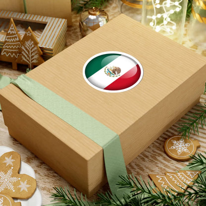 Flag orb Mexico (Mexico) STICKER Vinyl Kiss-Cut Decal - The Sticker Space