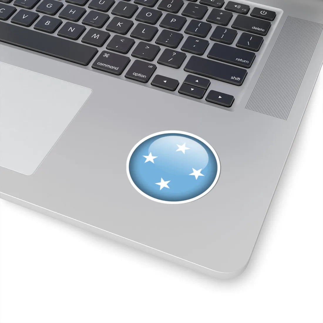 Flag orb Micronesia (Micronesia) STICKER Vinyl Kiss-Cut Decal - The Sticker Space