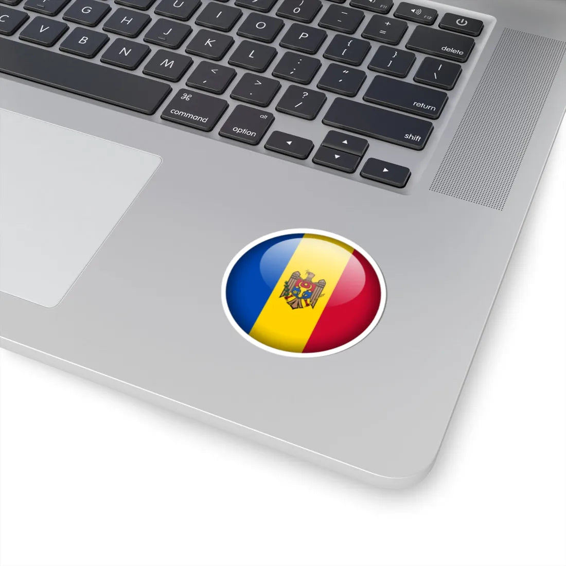 Flag orb Moldova (Moldova) STICKER Vinyl Kiss-Cut Decal - The Sticker Space