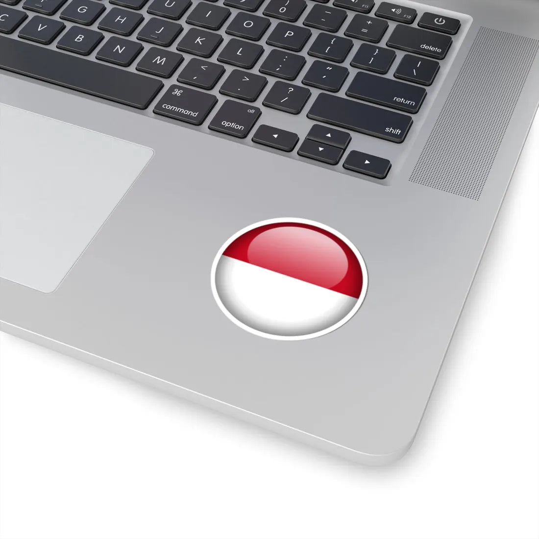 Flag orb Monaco (Monaco) STICKER Vinyl Kiss-Cut Decal - The Sticker Space