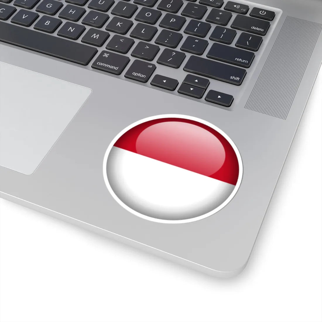Flag orb Monaco (Monaco) STICKER Vinyl Kiss-Cut Decal - The Sticker Space