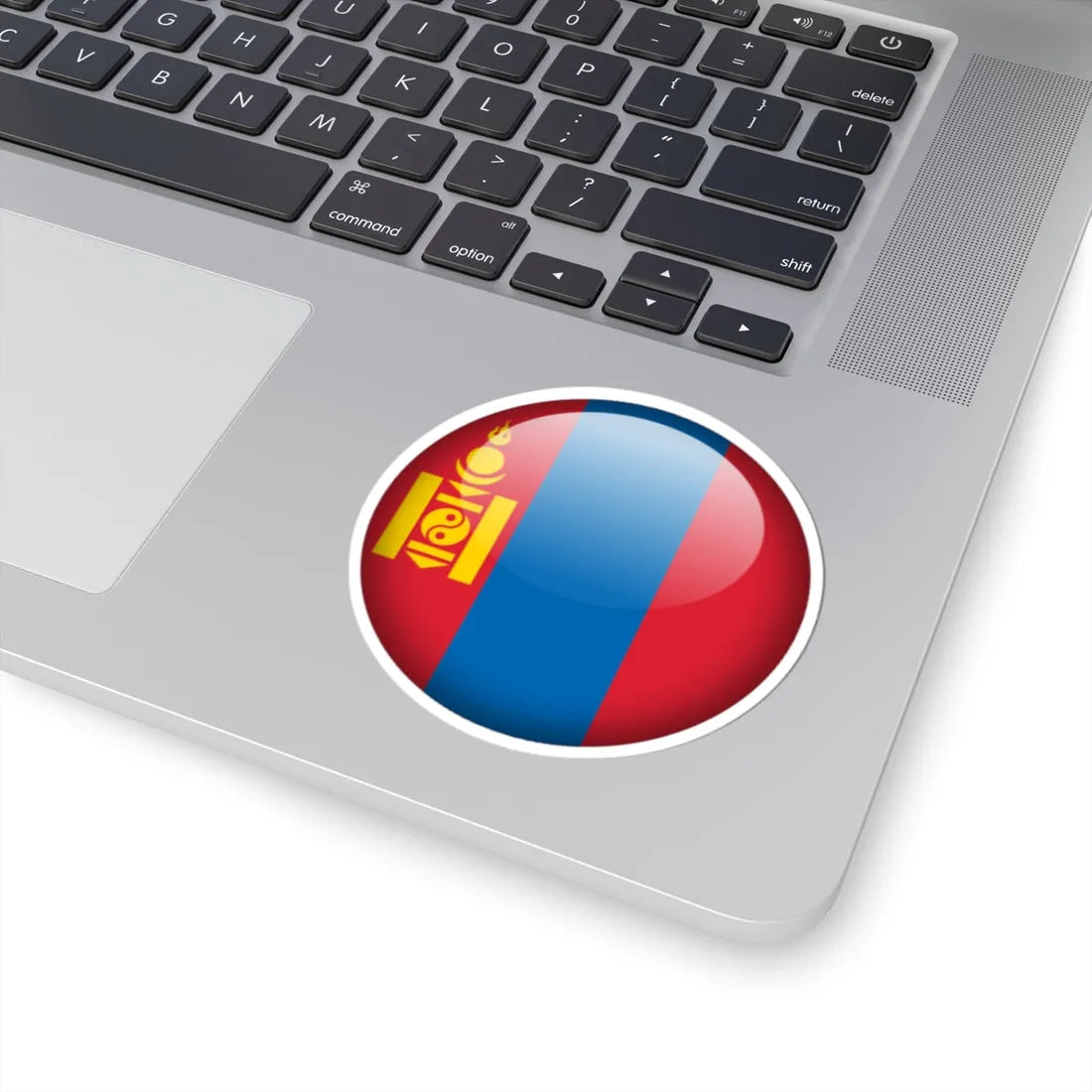 Flag orb Mongolia (Mongolia) STICKER Vinyl Kiss-Cut Decal - The Sticker Space