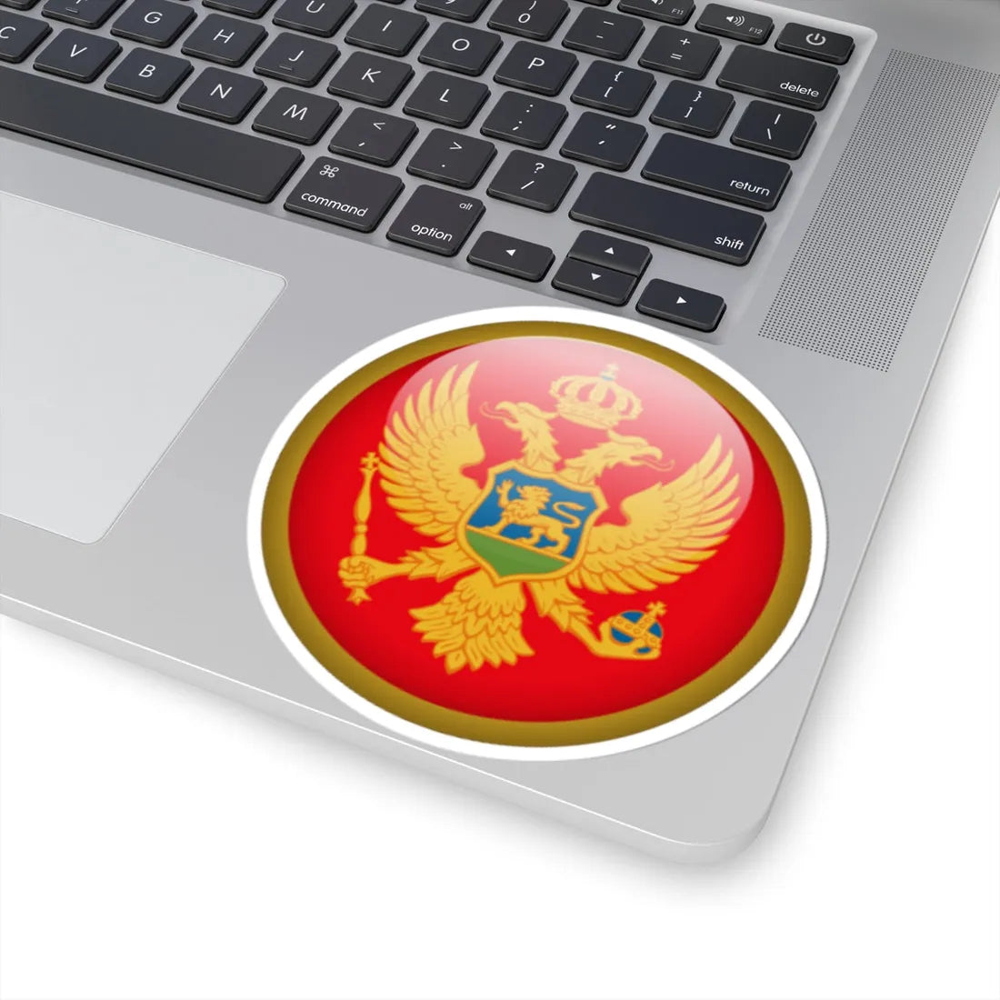 Flag orb Montenegro (Montenegro) STICKER Vinyl Kiss-Cut Decal - The Sticker Space