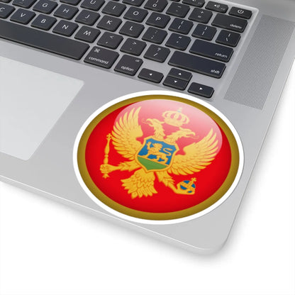 Flag orb Montenegro (Montenegro) STICKER Vinyl Kiss-Cut Decal - The Sticker Space