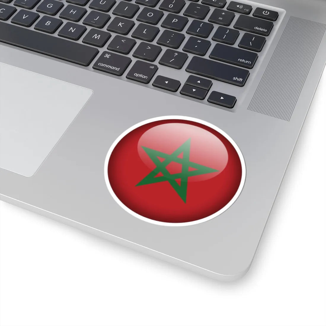 Flag orb Morocco (Morocco) STICKER Vinyl Kiss-Cut Decal - The Sticker Space