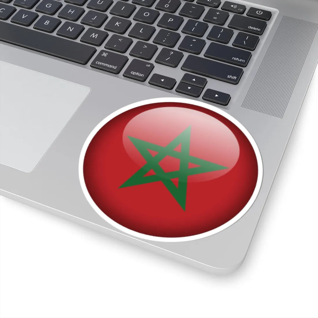 Flag orb Morocco (Morocco) STICKER Vinyl Kiss-Cut Decal - The Sticker Space