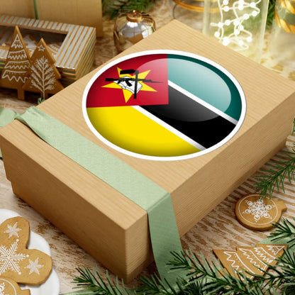 Flag orb Mozambique (Mozambique) STICKER Vinyl Kiss-Cut Decal - The Sticker Space