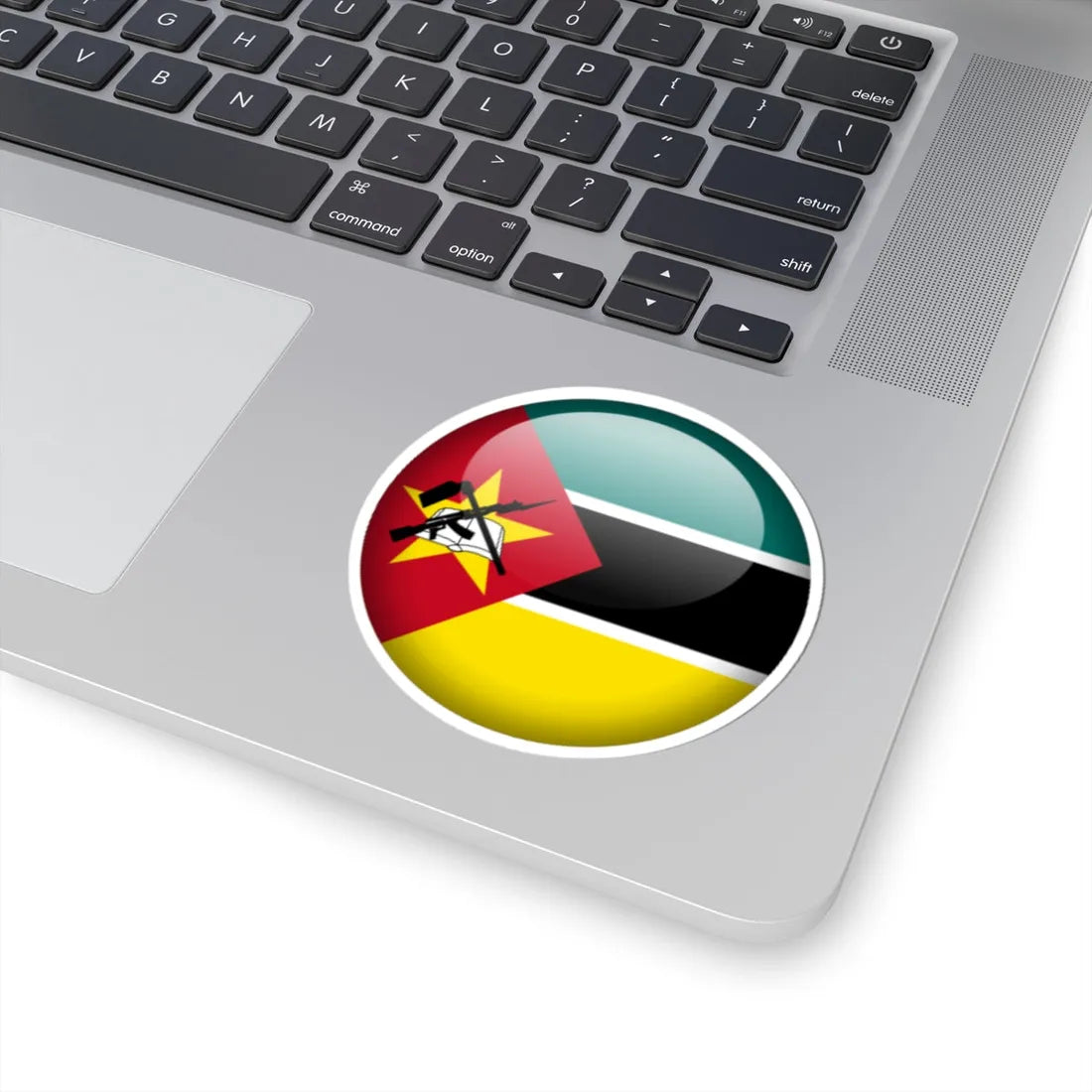 Flag orb Mozambique (Mozambique) STICKER Vinyl Kiss-Cut Decal - The Sticker Space