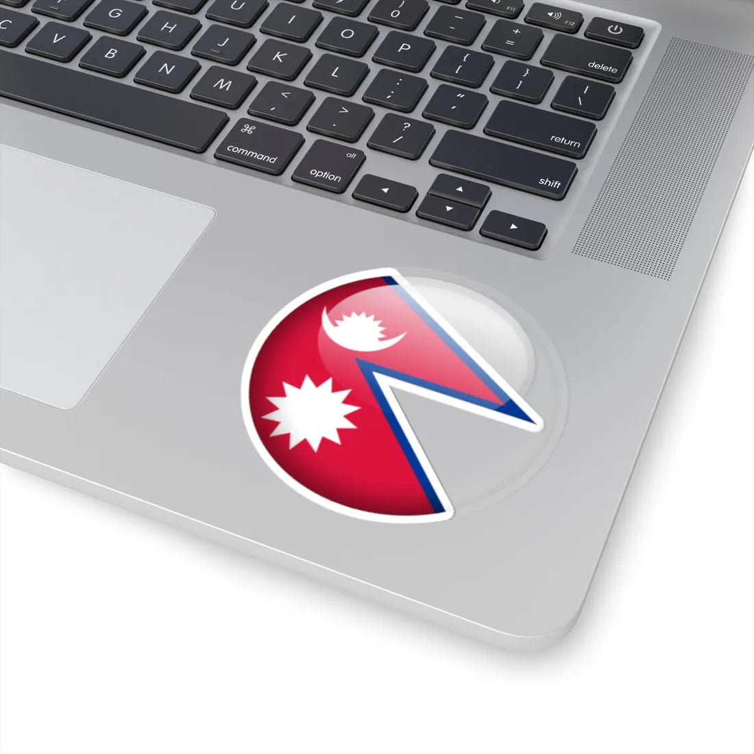 Flag orb Nepal (Nepal) STICKER Vinyl Kiss-Cut Decal - The Sticker Space