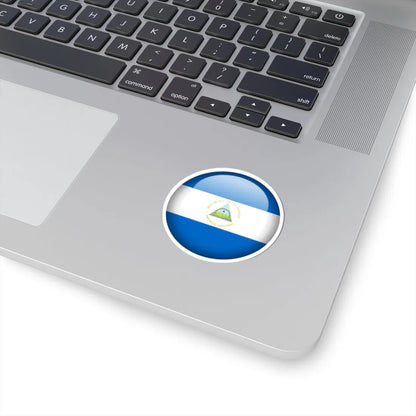 Flag orb Nicaragua (Nicaragua) STICKER Vinyl Kiss-Cut Decal - The Sticker Space