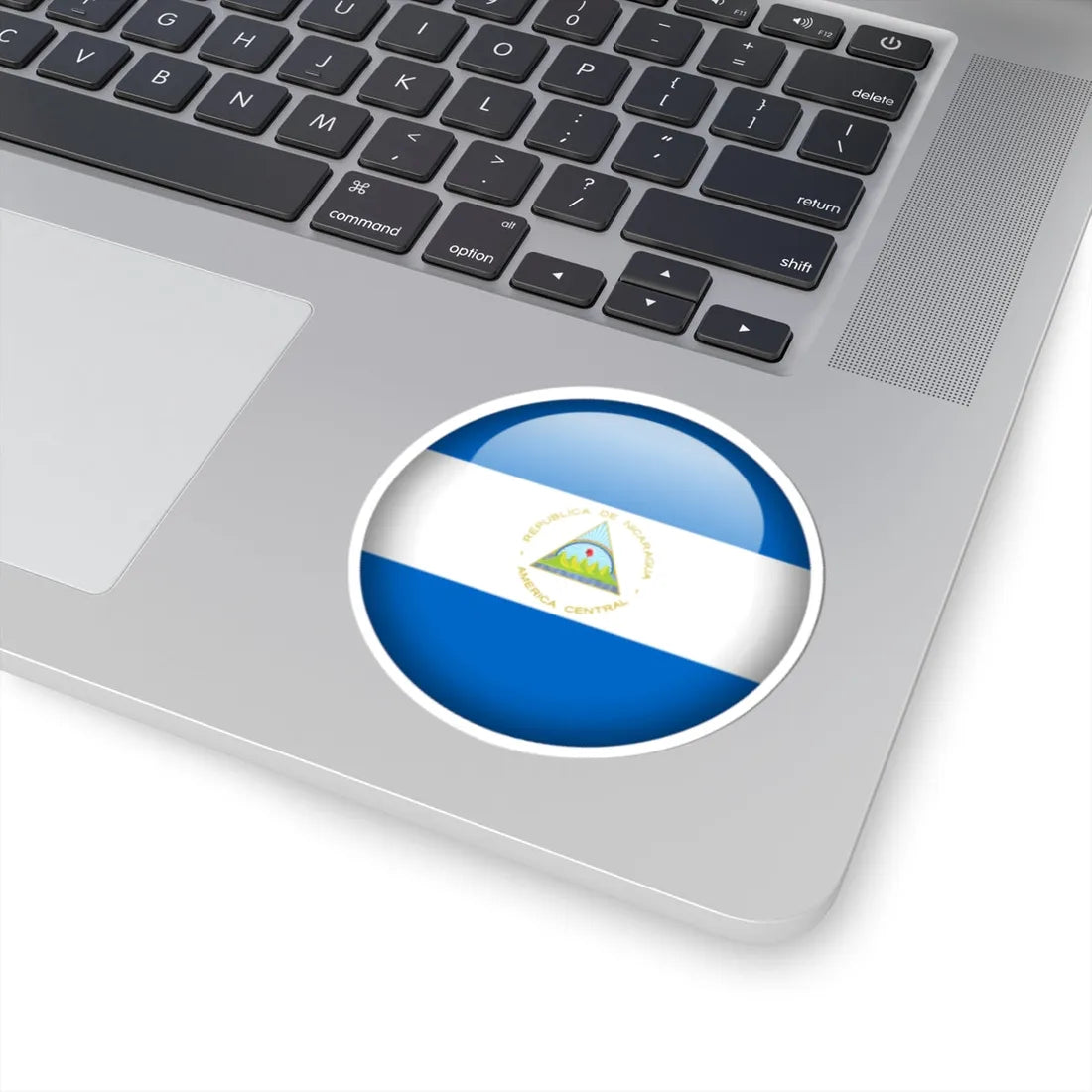 Flag orb Nicaragua (Nicaragua) STICKER Vinyl Kiss-Cut Decal - The Sticker Space