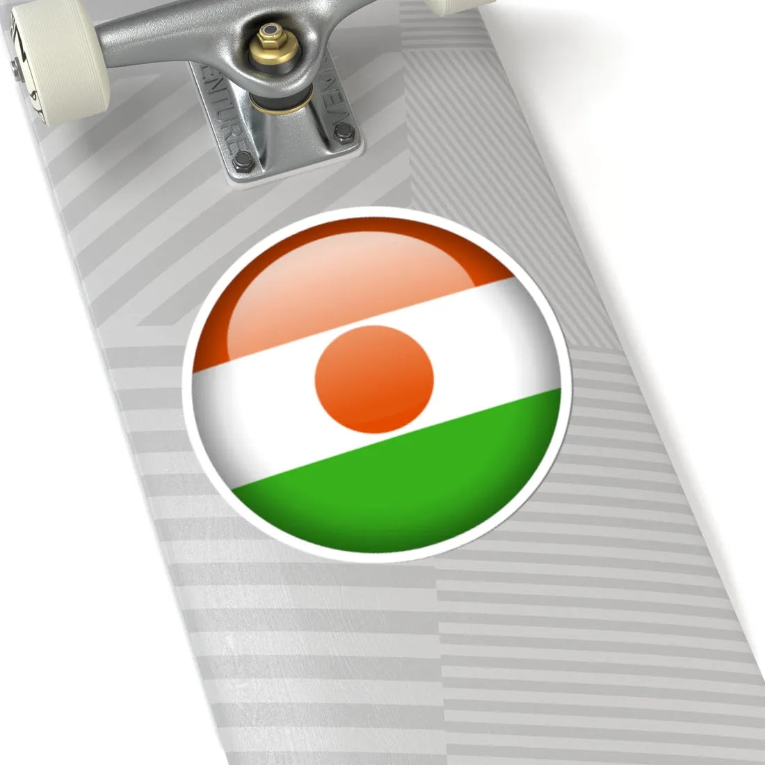 Flag orb Niger (Niger) STICKER Vinyl Kiss-Cut Decal - The Sticker Space