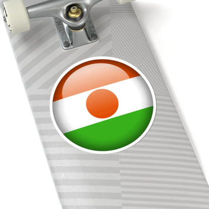 Flag orb Niger (Niger) STICKER Vinyl Kiss-Cut Decal - The Sticker Space