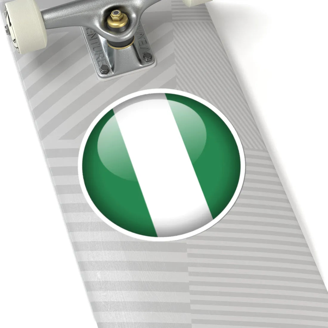 Flag orb Nigeria (Niger) STICKER Vinyl Kiss-Cut Decal - The Sticker Space