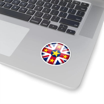 Flag orb Niue STICKER Vinyl Kiss-Cut Decal - The Sticker Space