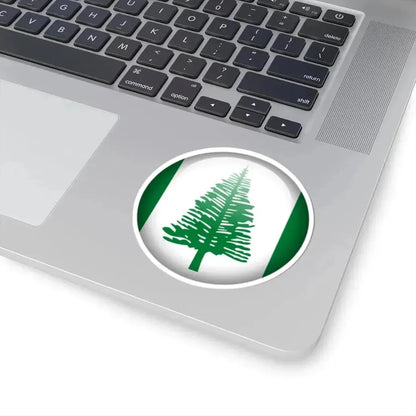 Flag orb Norfolk Island (Australia) STICKER Vinyl Kiss-Cut Decal - The Sticker Space