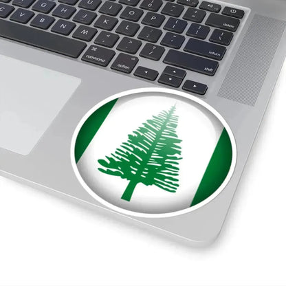 Flag orb Norfolk Island (Australia) STICKER Vinyl Kiss-Cut Decal - The Sticker Space