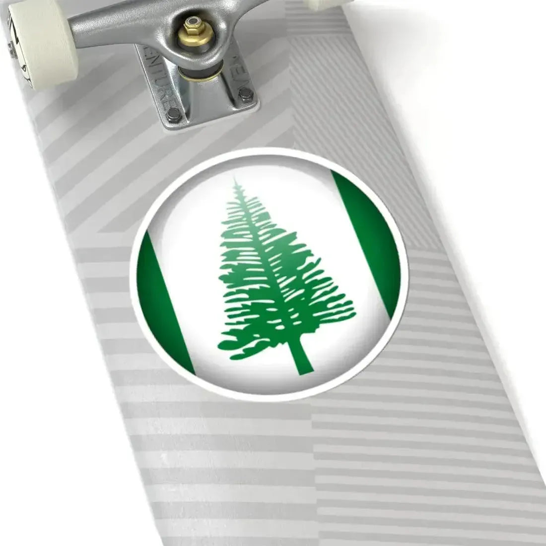 Flag orb Norfolk Island (Australia) STICKER Vinyl Kiss-Cut Decal - The Sticker Space
