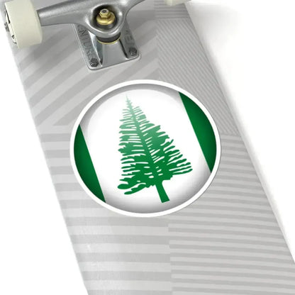 Flag orb Norfolk Island (Australia) STICKER Vinyl Kiss-Cut Decal - The Sticker Space