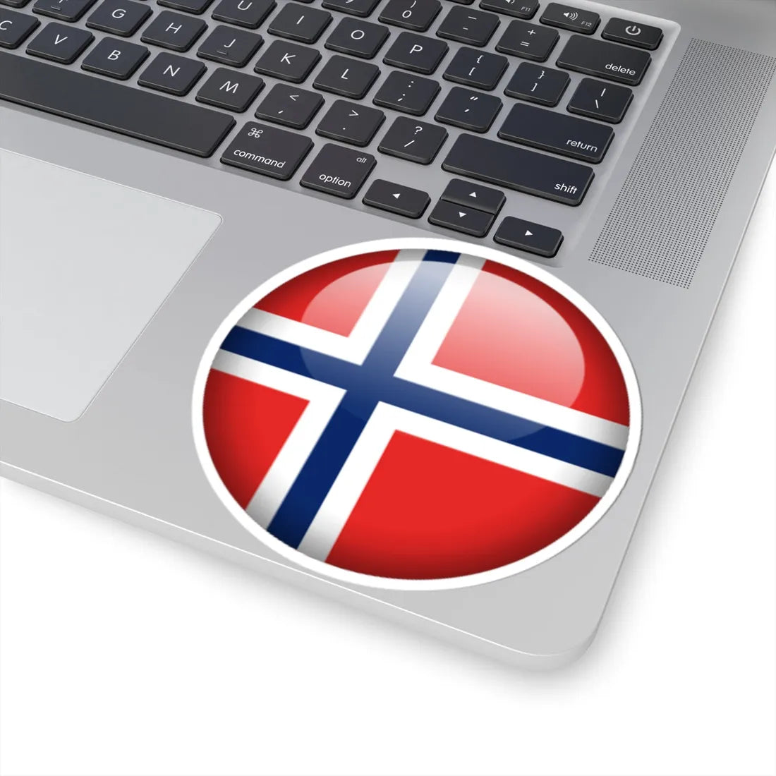Flag orb Norway (Norway) STICKER Vinyl Kiss-Cut Decal - The Sticker Space